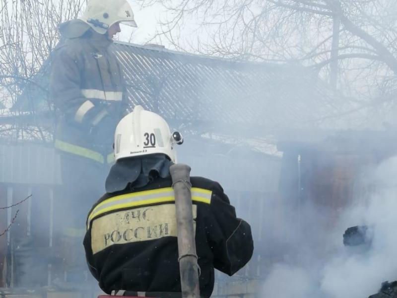 Женщина погибла при пожаре в Волгоградской области 