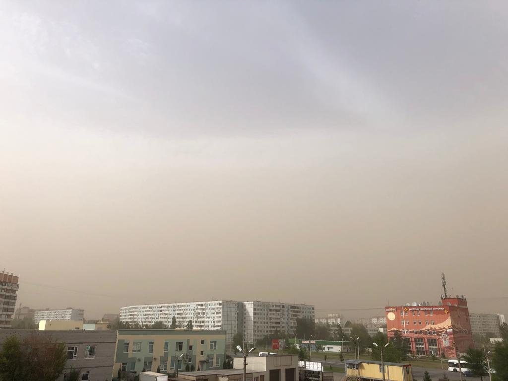 Пыльная буря нависла над Волгоградской областью