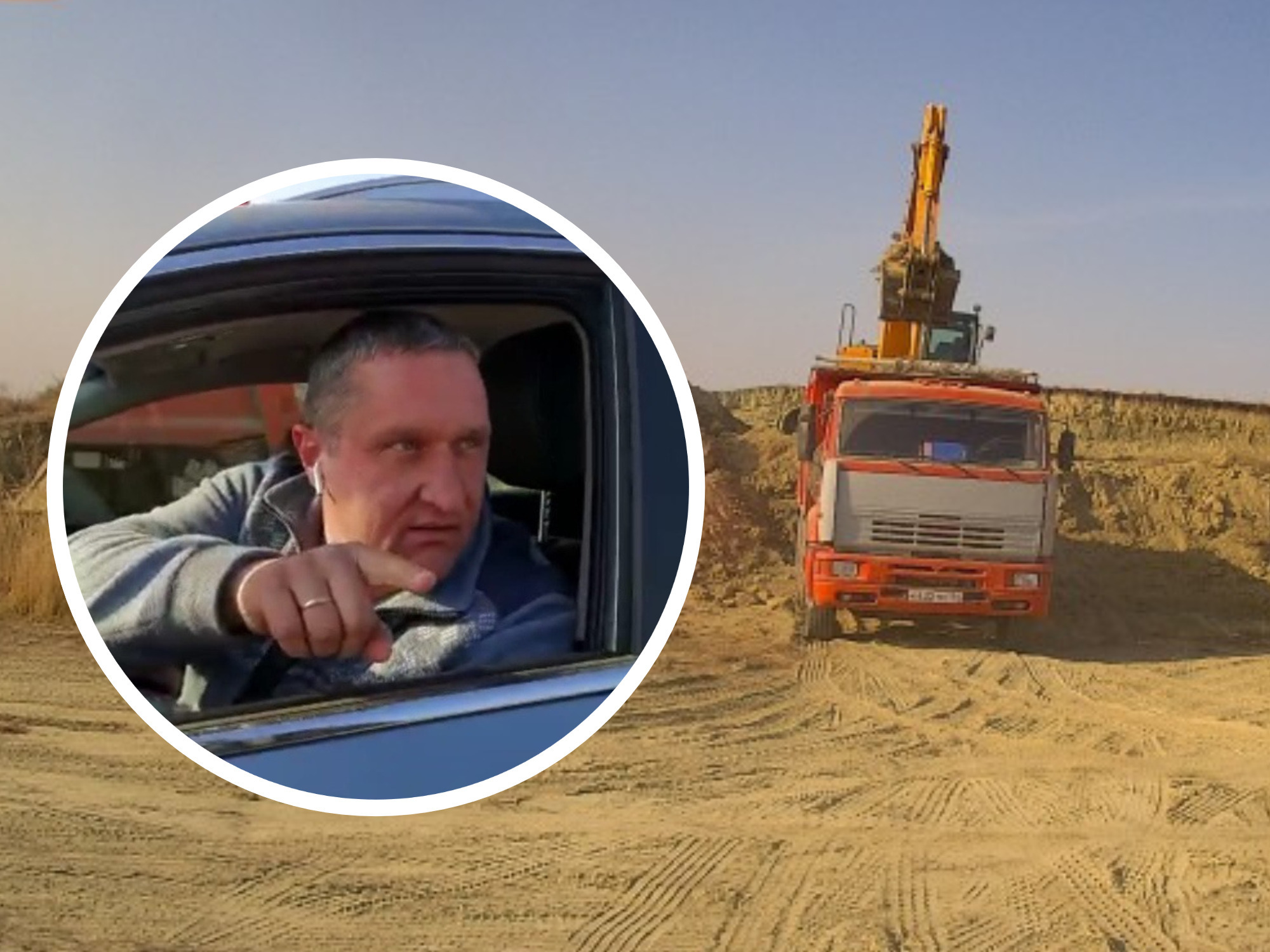 Иностранец ведет странные работы в Городище и грозится «вертеть» общественников и полицию