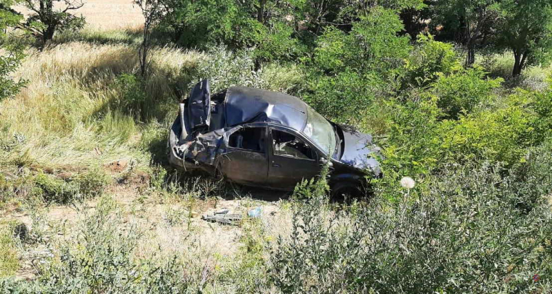 Водитель погиб, съехав в кювет под Волгоградом