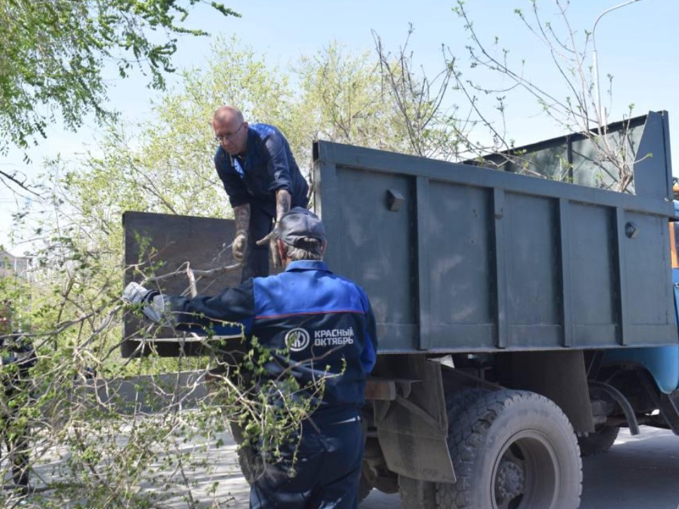Заводчане навели порядок в Волгограде