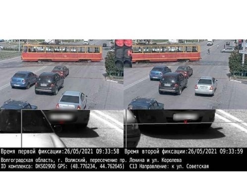 Житель Волгоградской области получил штраф за проезд несуществующей стоп-линии