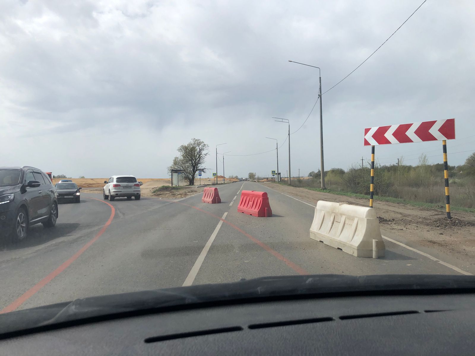 На трассе под Волгоградом изменилась схема движения