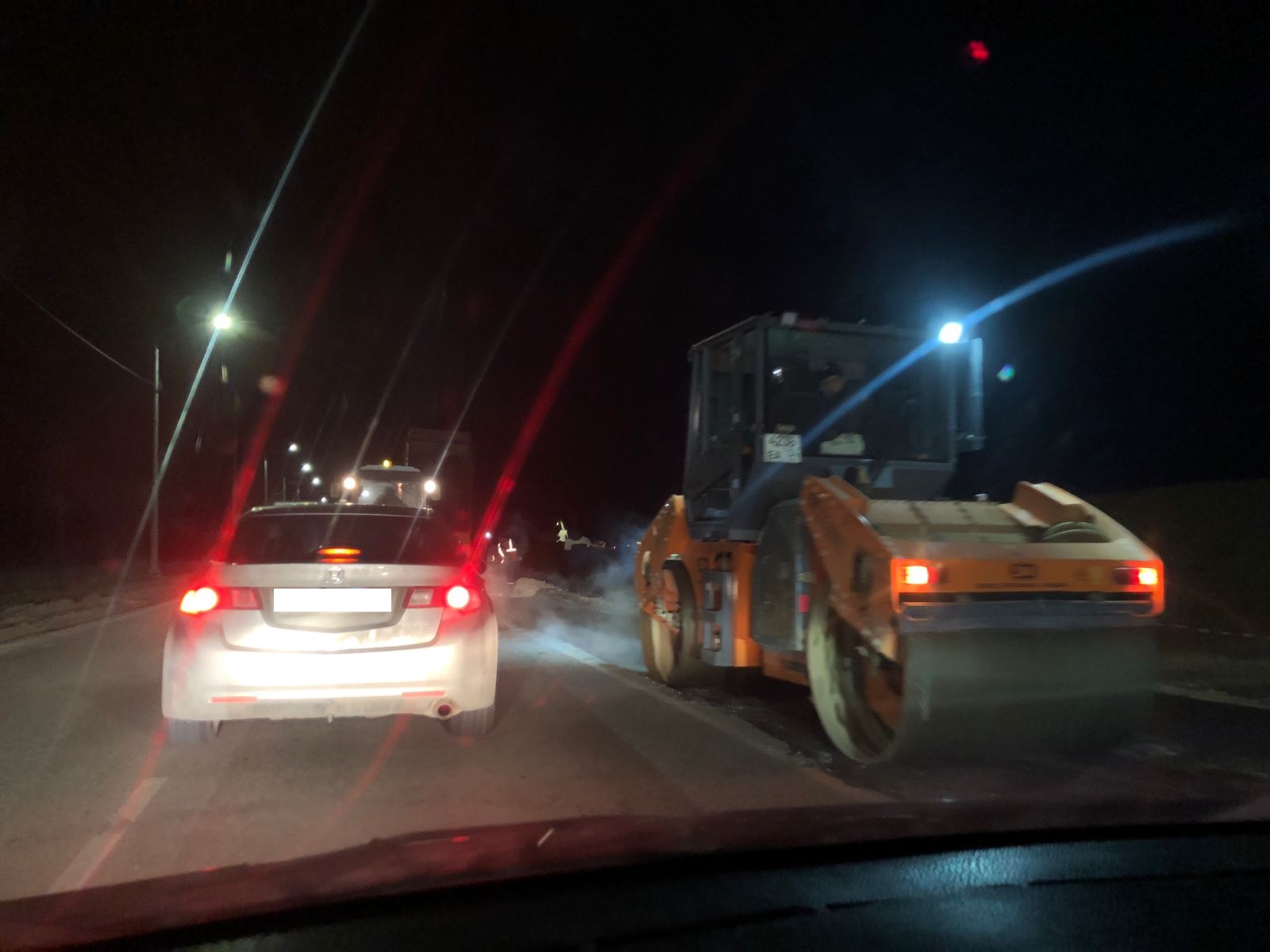 Водители жалуются на заторы на трассе под Волгоградом