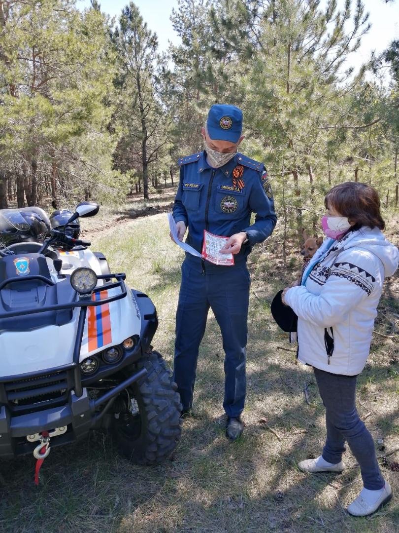 Волгоградское МЧС контролирует противопожарный режим с помощью беспилотных летательных аппаратов