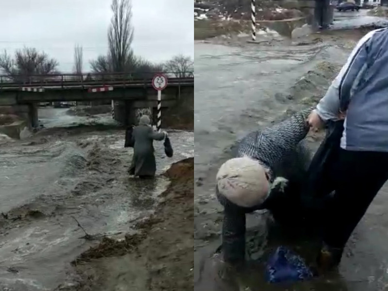 Прохожий спас упавшую в реку бабушку во Фролово