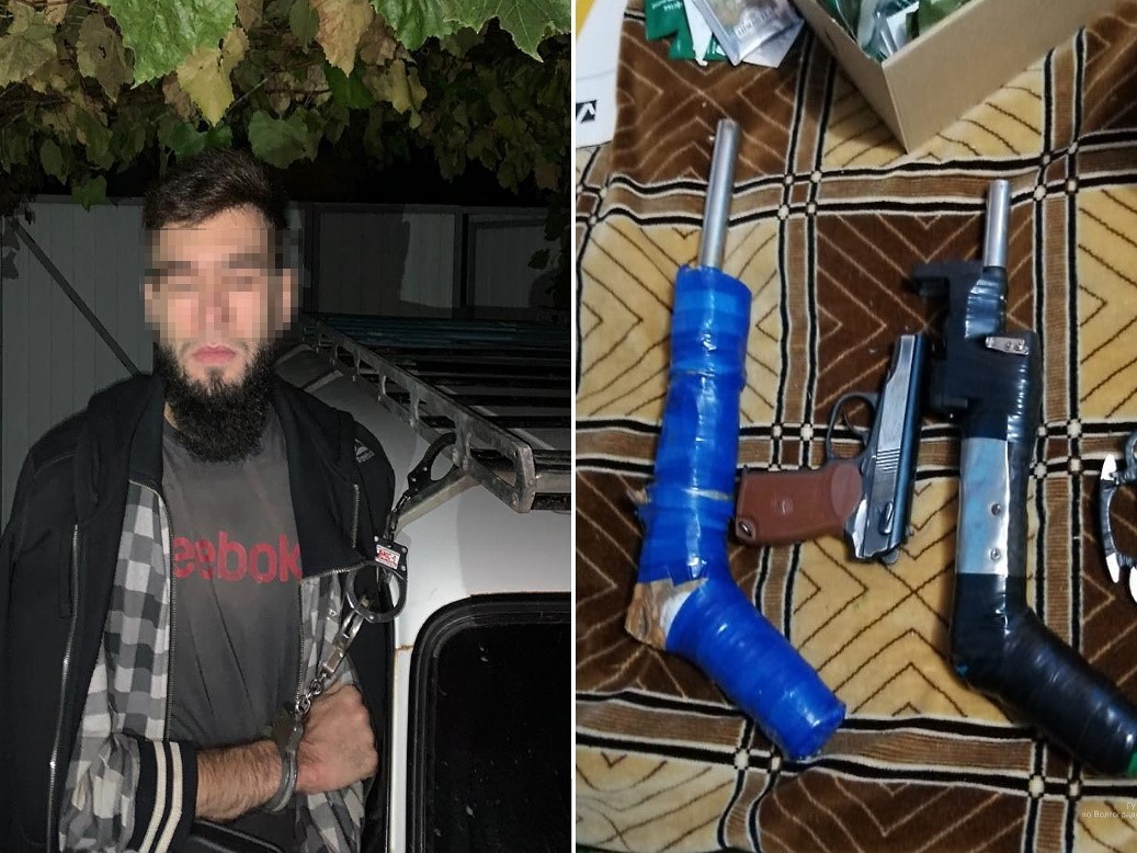 Дача для 25-летнего: под Волгоградом нашли плантацию конопли и склад оружия