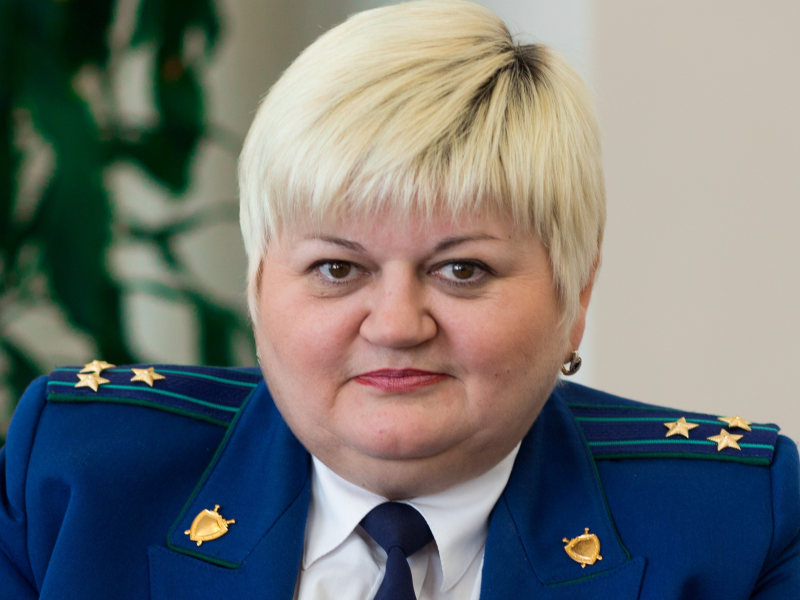 Первый запрокурора Волгоградской области Светлана Чиженькова получила генеральское звание