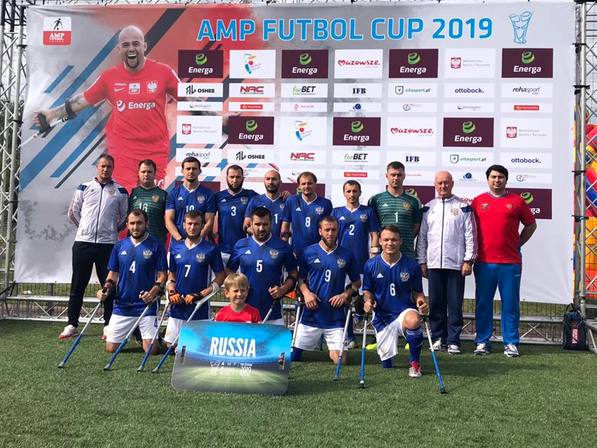 Второй год подряд: волгоградцы в составе российской сборной взяли «серебро» Amp Futbol Cup-2019