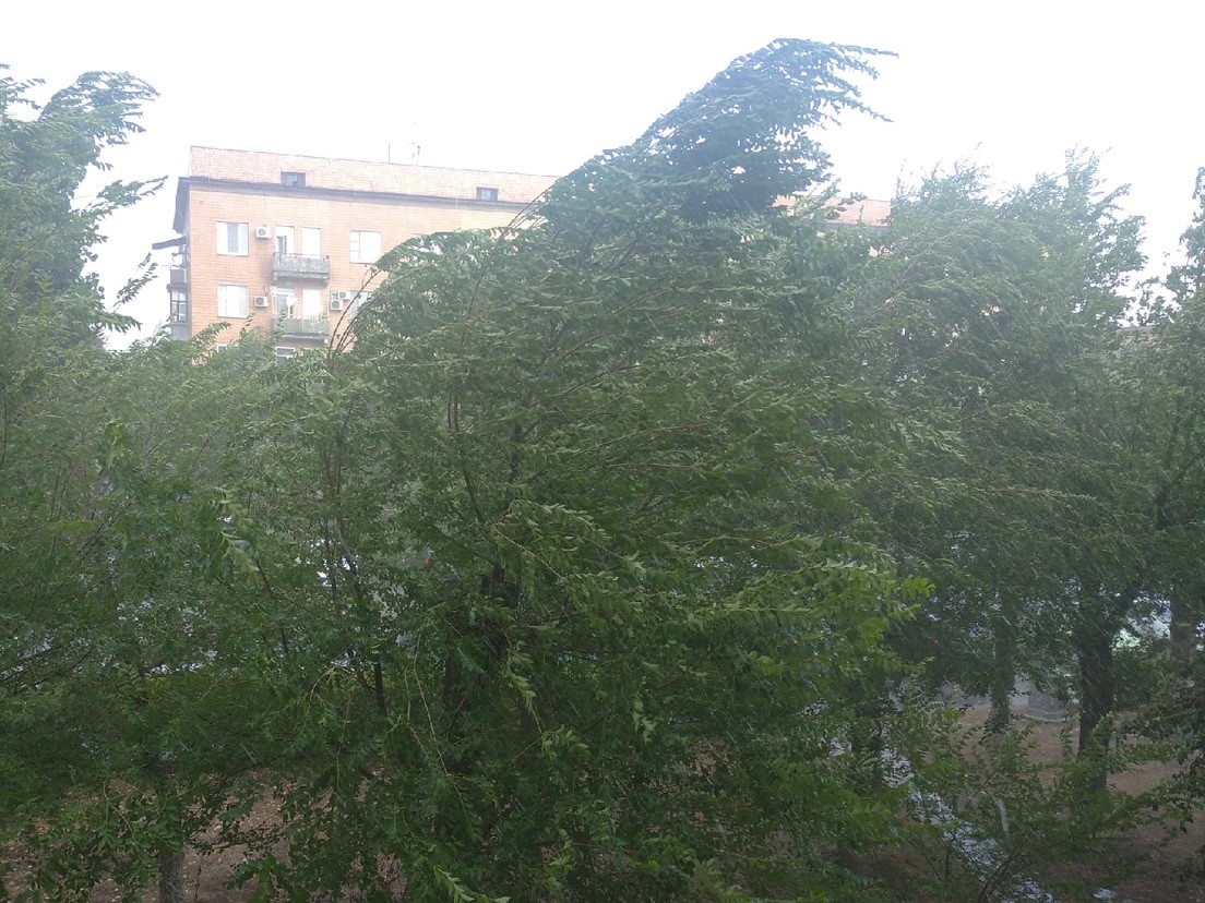 Стихийный ливень остудил центр Волгограда 