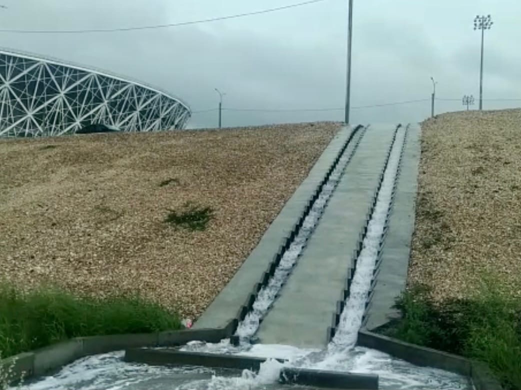 Новая ливневка «Волгоград Арены» не подмочила репутацию дождливым 2 июня