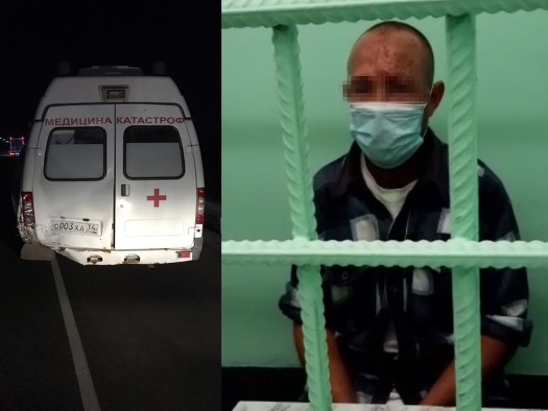 Пять человек в больнице: пьяный саратовец угнал машину начальницы и протаранил скорую под Волгоградом