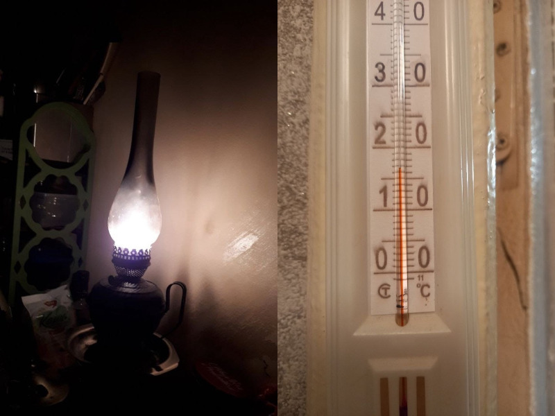 Под Волгоградом авария на электросетях: люди замерзают при свете керосиновых ламп