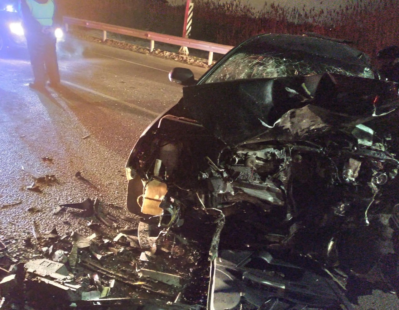 Двое детей и взрослые пострадали в столкновении двух иномарок под Волгоградом