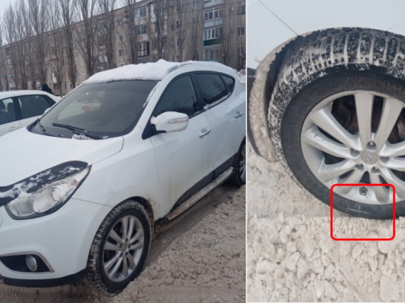 Сосед порезал жительнице Михайловки шины за отказ дать в долг