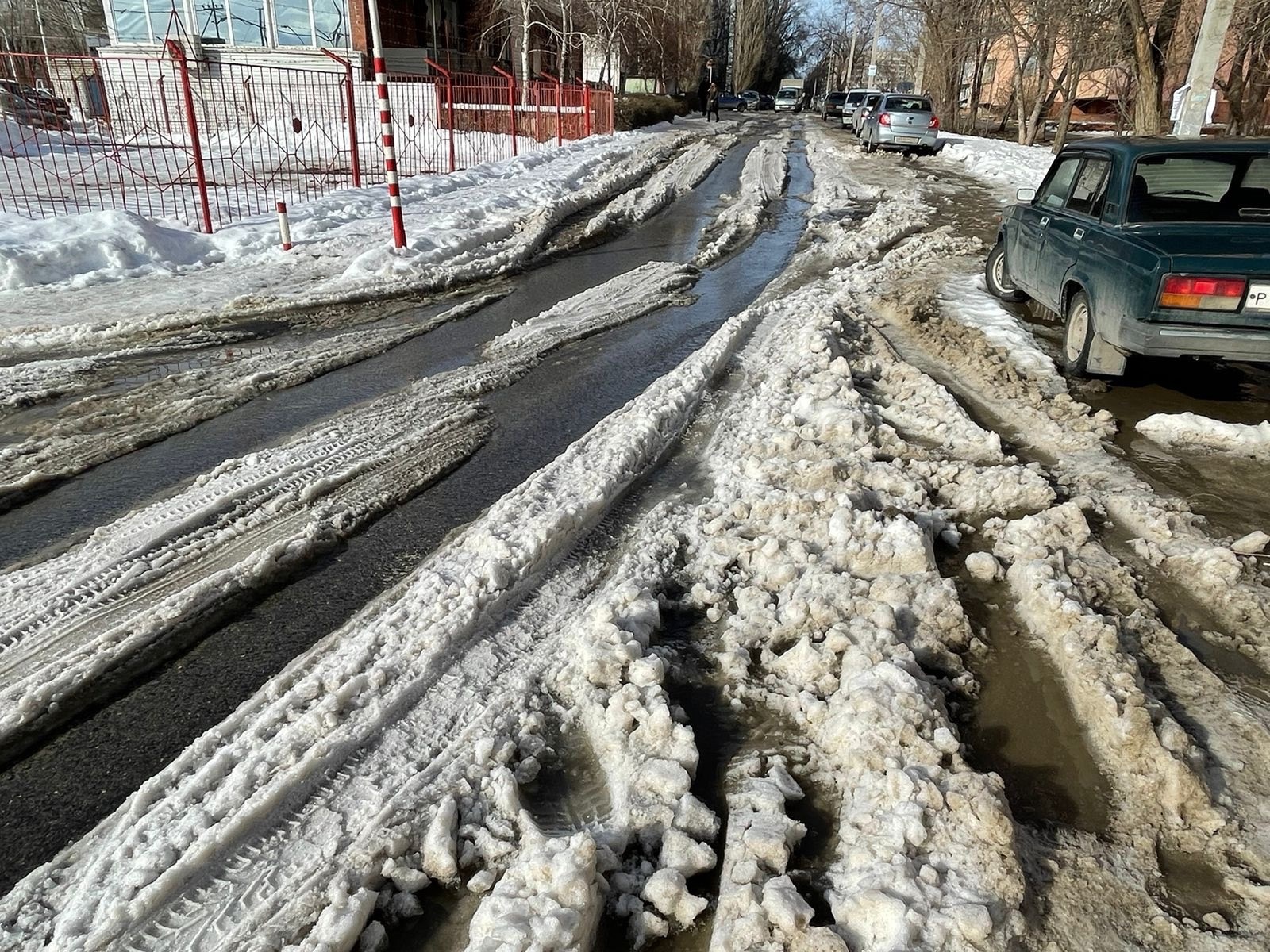 Мокрый снег обрушится на Волгоград
