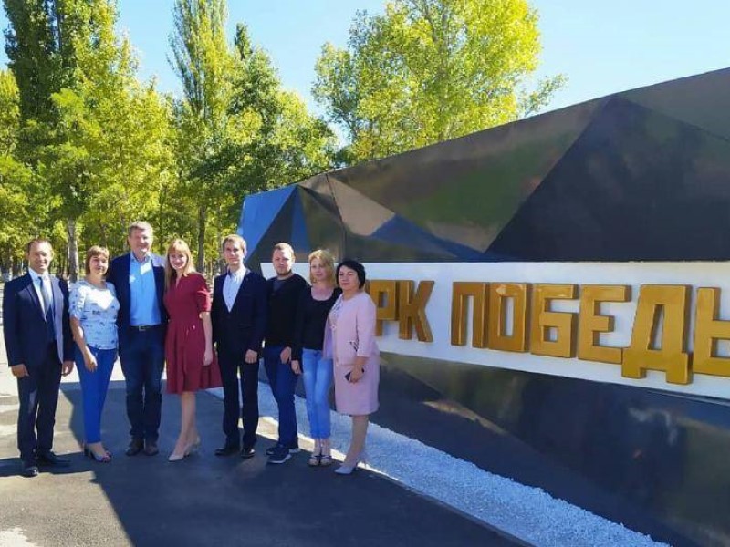 Увидим в instagram: в строящемся в Михайловке парке установили оригинальный арт-объект