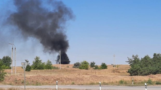 Черный дым валит: в Иловлинском районе пылает трава вдоль трасс