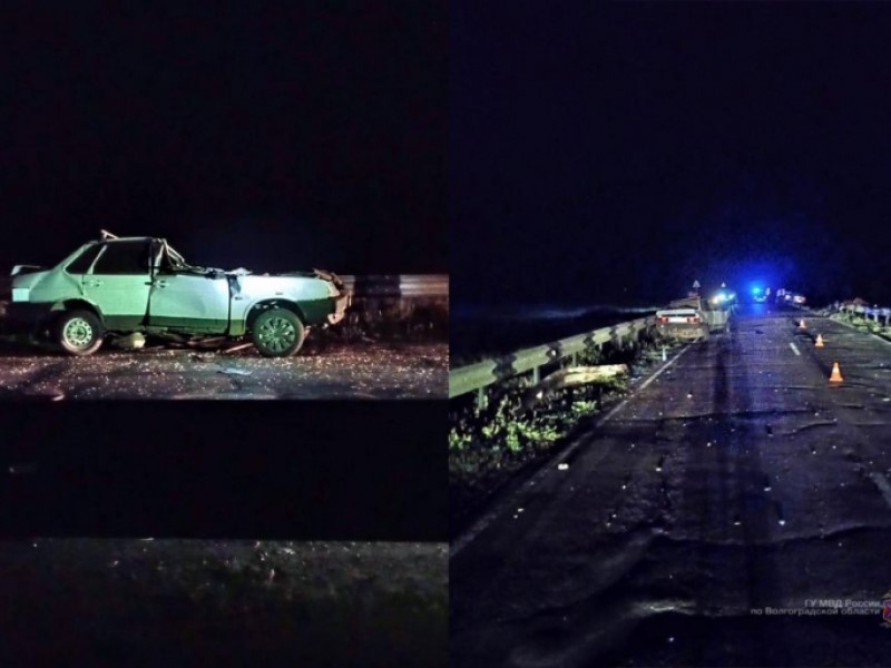 Волгоградец на «девяносто девятой» влетел в ограждение дороги и погиб