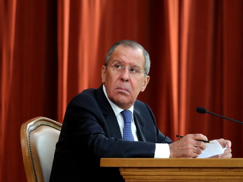 Министр иностранных дел Сергей Лавров едет в Волгоград